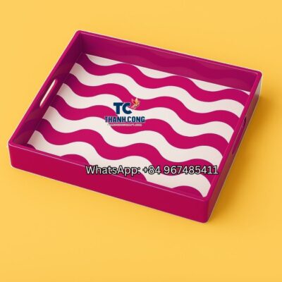 Lacquer Tray for Decoration - Wholesale to the Kosovo - TCLRT 8390