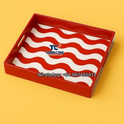 Lacquer Tray for Tea Set - Wholesale to the Iceland - TCLRT 8393