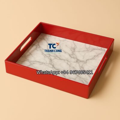 Modern Lacquer Tray - Wholesale to the Washington - TCLTR 8389
