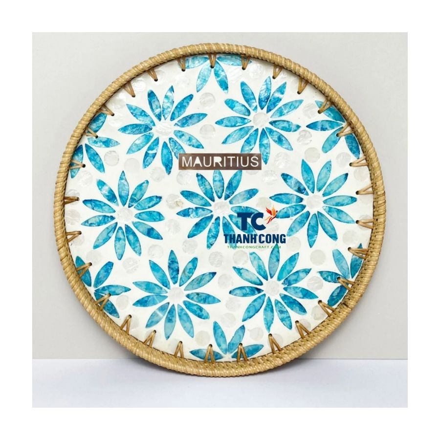 Mauritius MOP Serving Rattan Trays Wholesale - TCILM 48