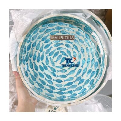 Mauritius Mother of Pearl Tray Set Wholesale - TCILM 35