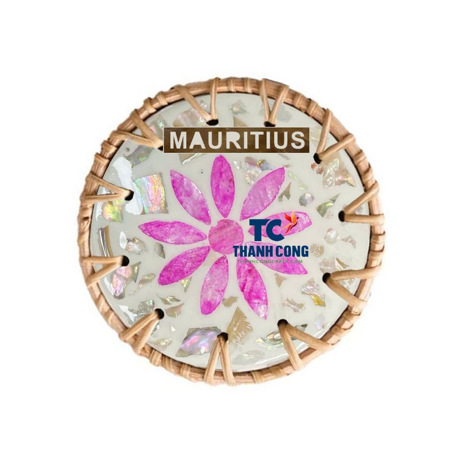 Mauritius Wholesale Organic Rustic Rattan Coaster for Gift - CTMA - 48