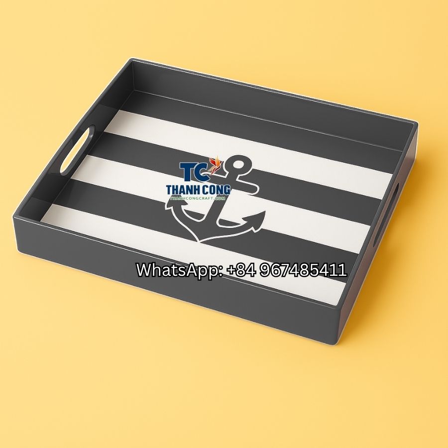 Oriental Lacquer Tray - Wholesale to the Austria - TCLRT 8405