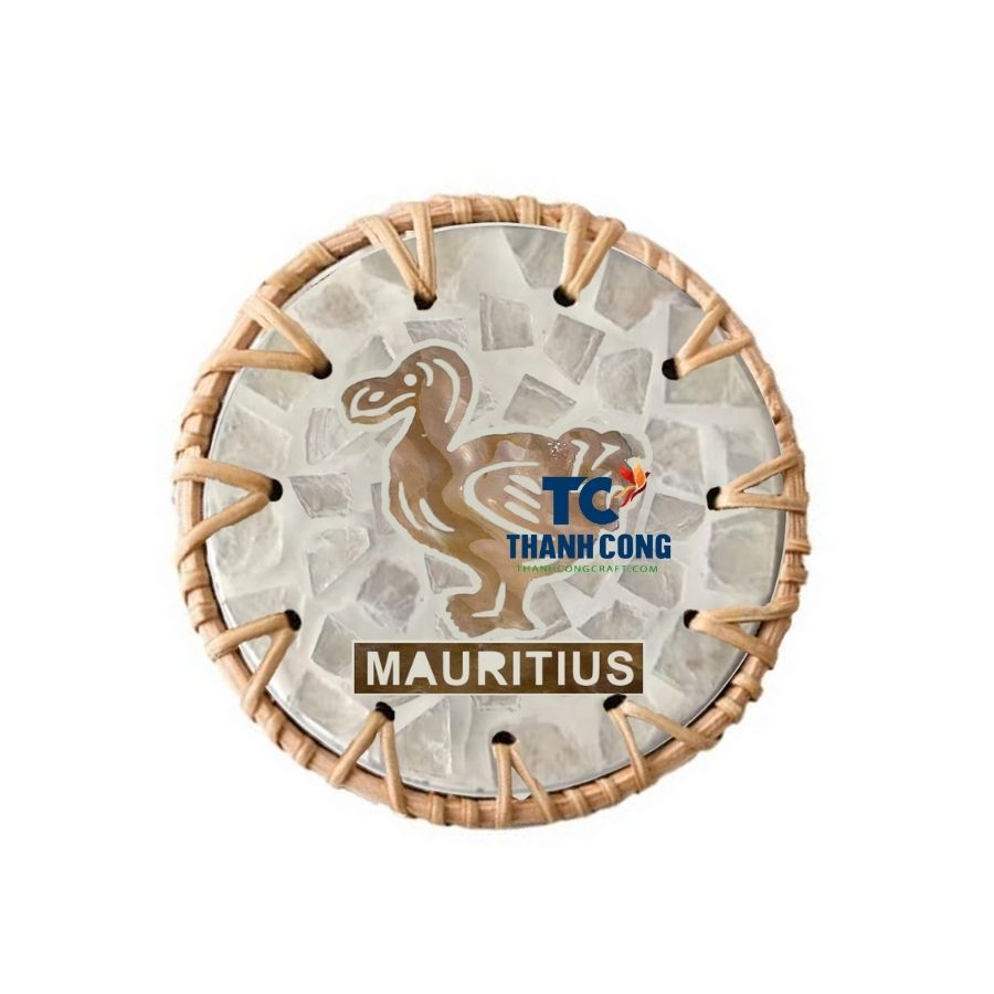 Mauritius Wholesale Rattan Coasters Set - CTMA - 17