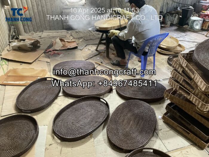 rattan tray with mop mauritius