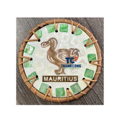 Mauritius Wholesale Square Rattan Coaster - CTMA - 21