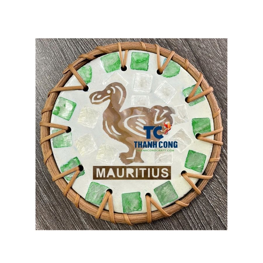 Mauritius Wholesale Square Rattan Coaster - CTMA - 21