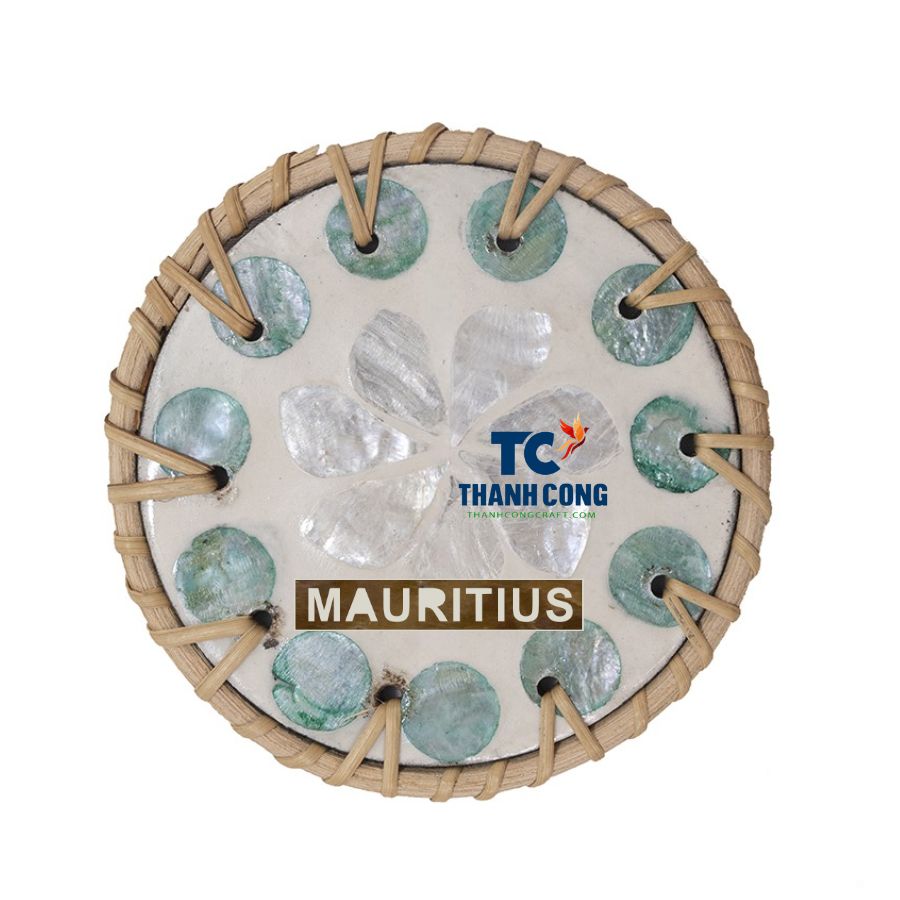 Mauritius Wholesale Unique Design Rattan Coaster Set - CTMA - 50