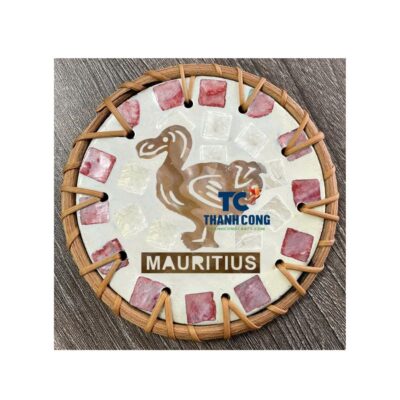 Mauritius Wholesale Vintage Rattan Coaster - CTMA - 23