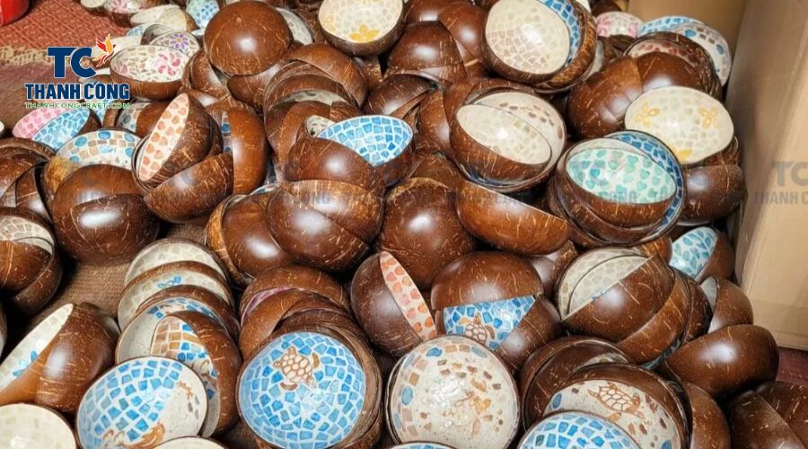 Mother-of-Pearl Coconut Bowl