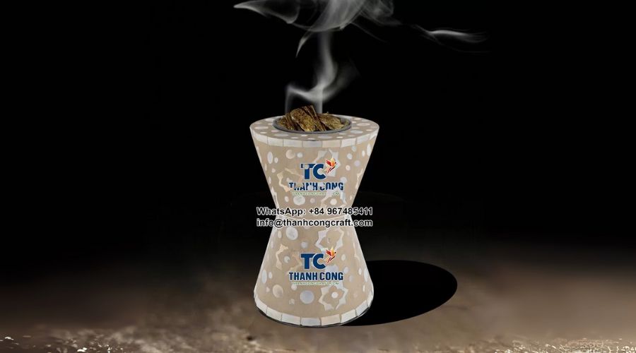 Mother-of-Pearl Inlaid Incense Burner