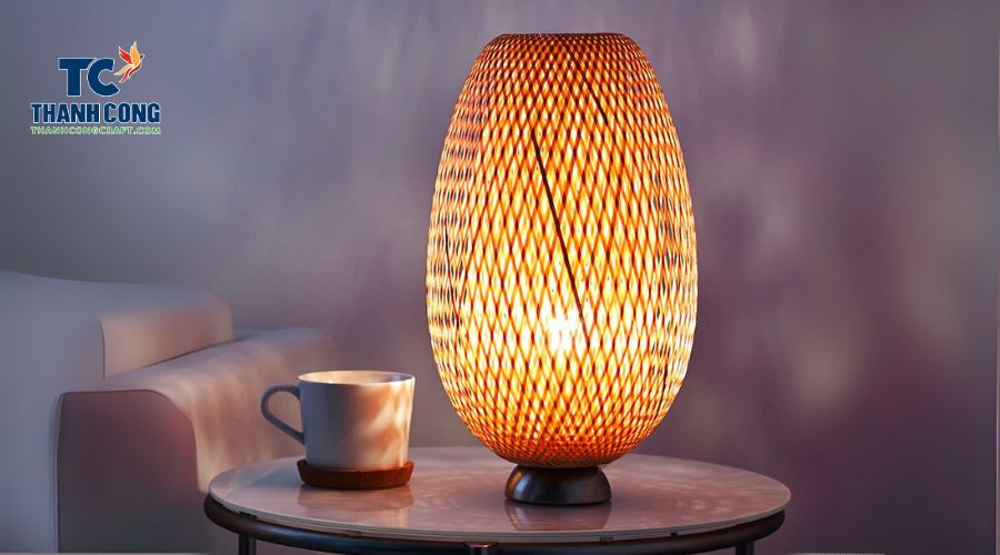 Tabletop Rattan Lamp Shades