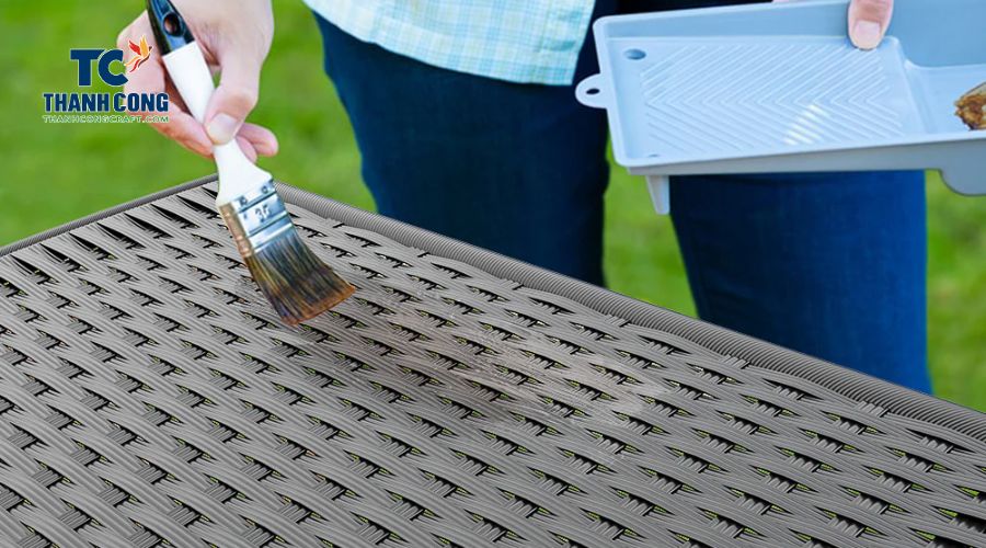 Repaint Rattan Furniture