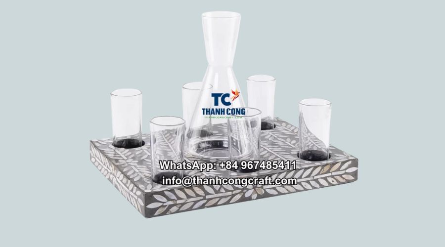 Mother of Pearl Cup Holders