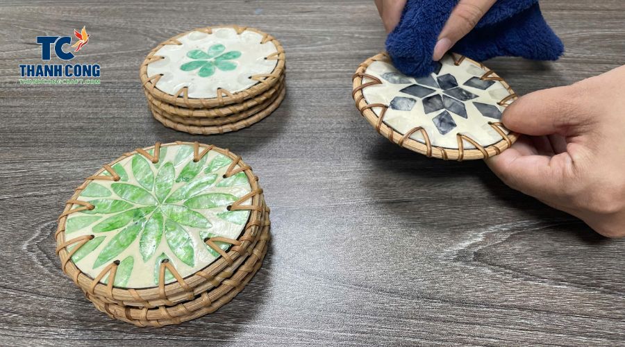 Common Mistakes When Cleaning Mother of Pearl Coasters