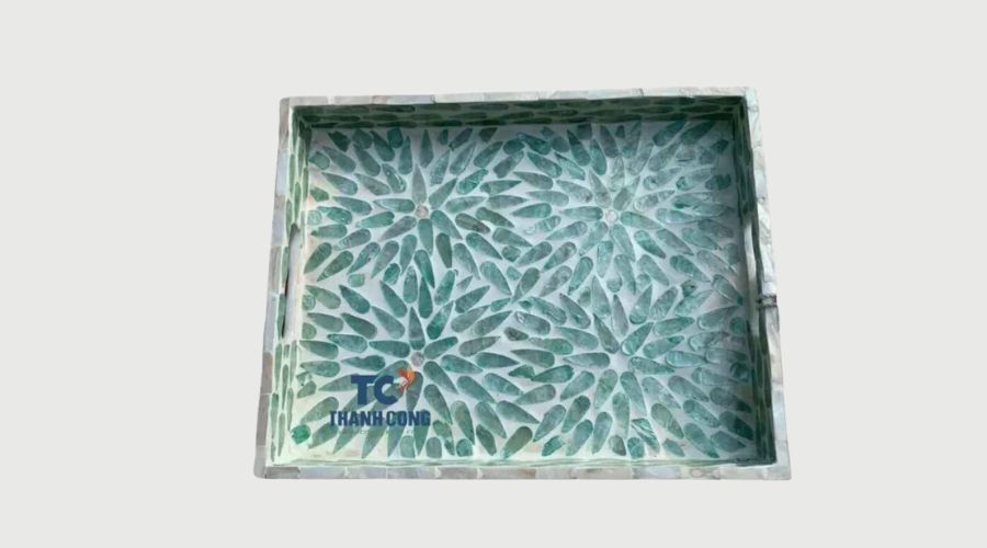 Square Mother-of-Pearl Trays