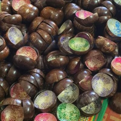 Mother-of-Pearl Coconut Bowl