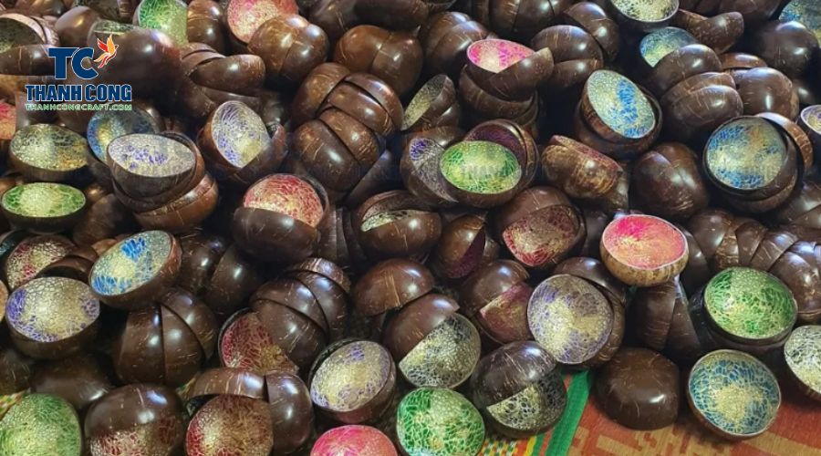 Mother-of-Pearl Coconut Bowl