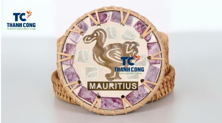 Mother-of-Pearl Coaster