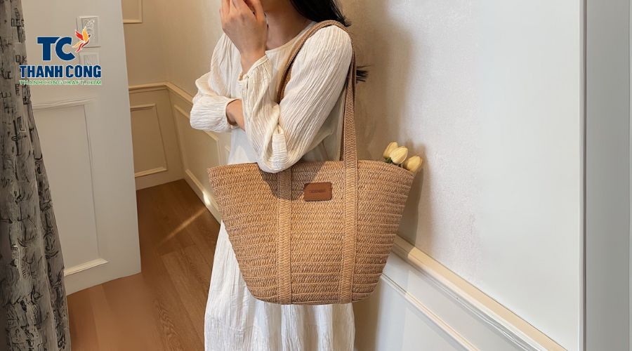 Large Tote-Style Seagrass Bag
