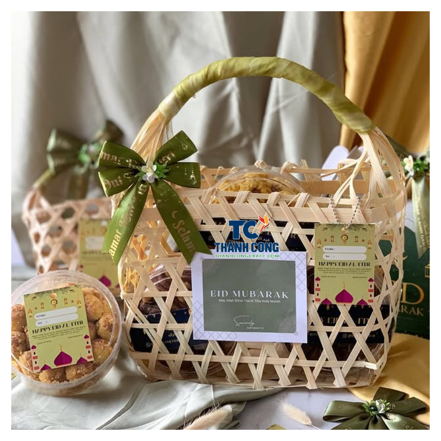 Ramadan Bamboo Basket 16