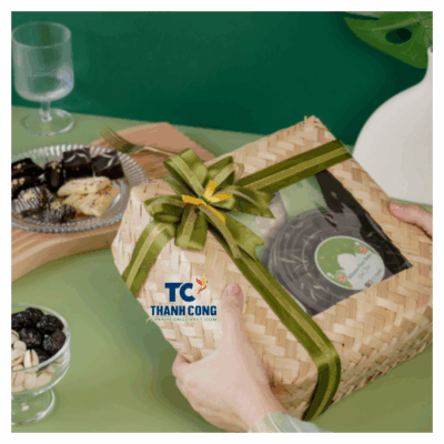 Ramadan Bamboo Basket 35