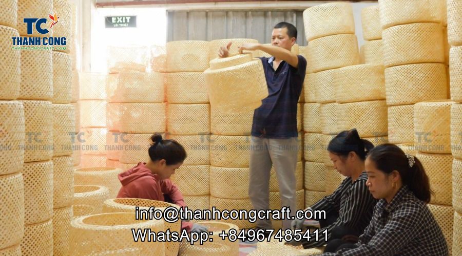 Workers are busy preparing to work