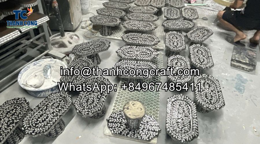 cake stand produced in factory