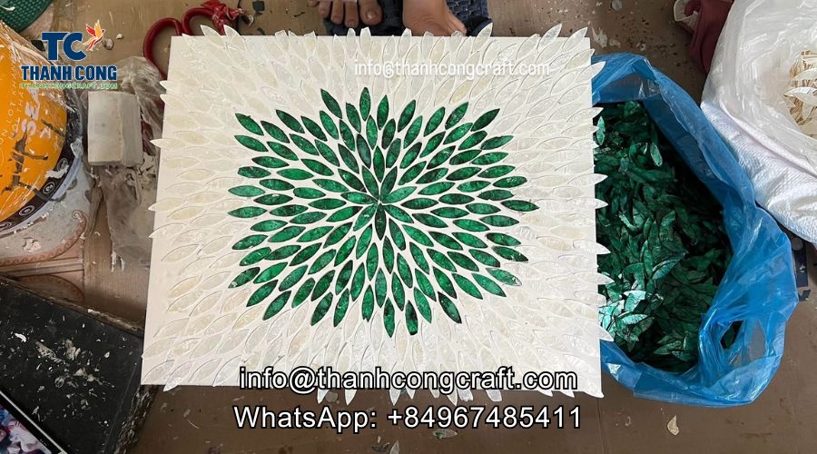 mother of pearl mosaic pattern