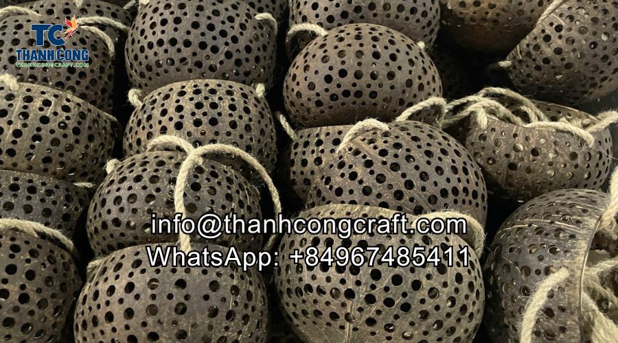 coconut hanging planter