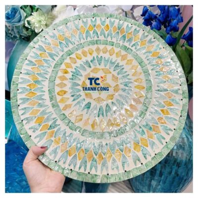 Luxury Mother Of Pearl Placemat Wholesale Supply For Sharjah Market - TCMPL 03W