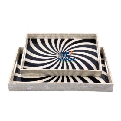 Mother pearl serving tray (6)