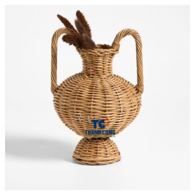 Rattan planter vase (10)