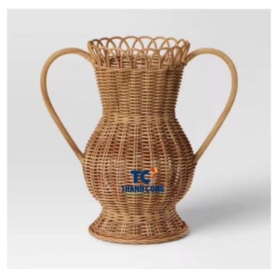 Rattan planter vase (5)