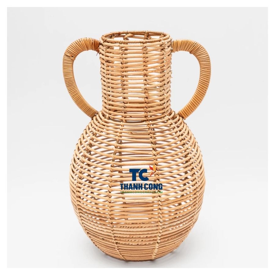 Rattan planter vase (6)