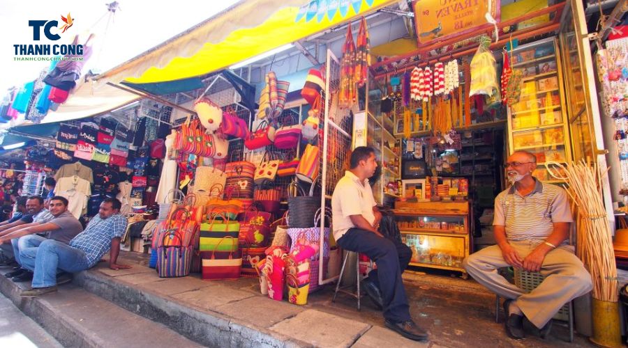 Mauritius souvenir shop
