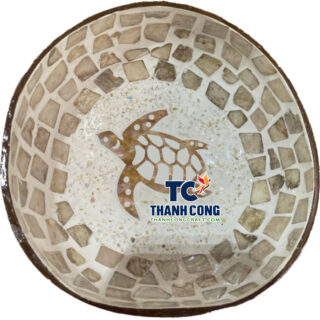 Exquisite Mother Of Pearl Coconut Bowl Bulk Buy- TCLCB 8938W