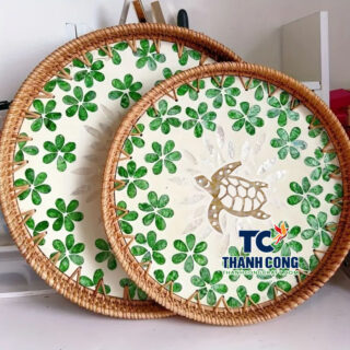 Luxury Mother Of Pearl Tray Wholesale For Hotels And Resorts - TCRMT 8843W