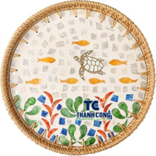 Natural Mother Of Pearl Tray Wholesale For Home Decor - TCRMT 8840W