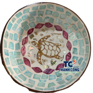 Premium Mother Of Pearl Coconut Bowl Factory Price For Retailers - TCLCB 8937W
