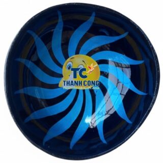 Chic Lacquer Coconut Bowl Fuerteventura Table Use - TCLCB 8728W