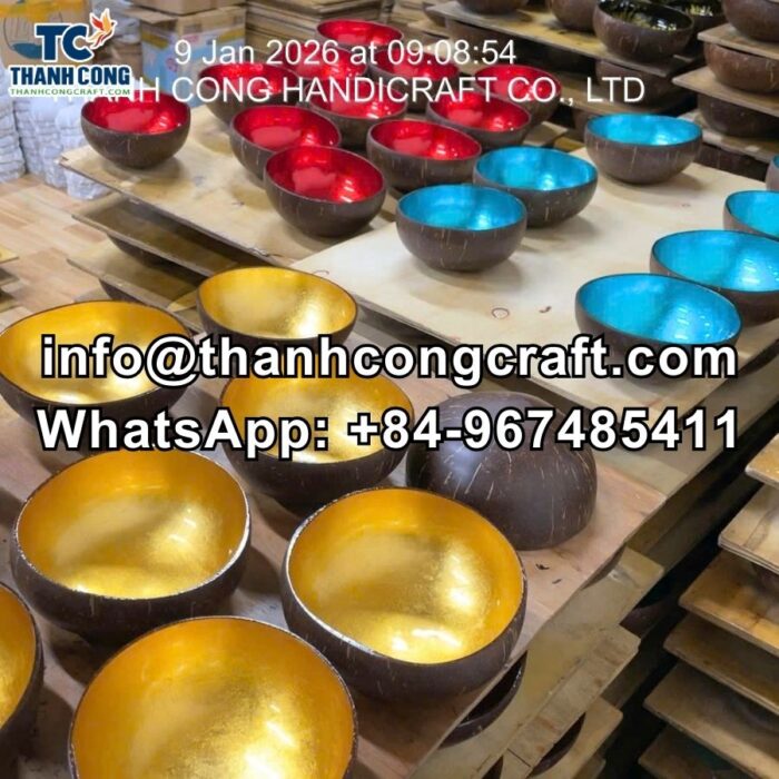 nhà sản xuất bát dừa sơn mài