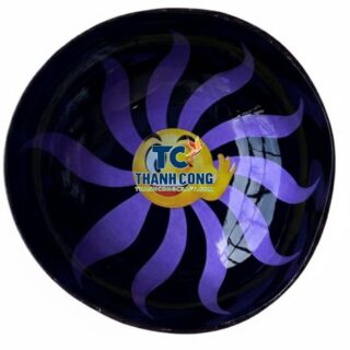 Modern Lacquer Coconut Bowl La Palma Dining - TCLCB 8727W