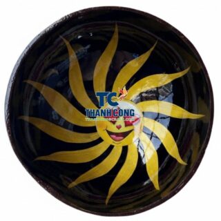 Sophisticated Lacquer Coconut Bowl Gran Canaria Dining - TCLCB 8726W