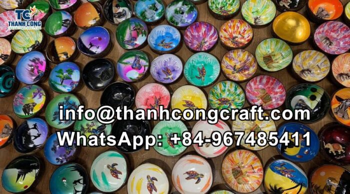 nhà sản xuất bát dừa sơn mài