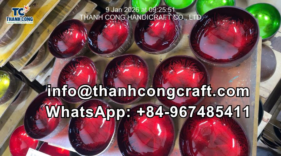 manufacturer lacquer cocoonut bowl