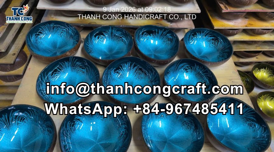 manufacturer lacquer cocoonut bowl