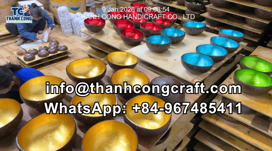 manufacturer lacquer cocoonut bowl