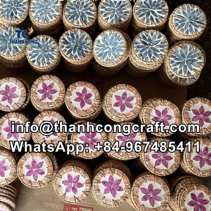 manufacture mop rattan coaster