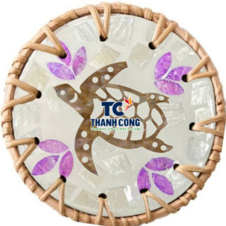 Unique Mother Of Pearl Coaster Supplier For Corporate Gifts - TCRMC 8764W